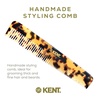 image:imageKent 6T Fine Tooth and Wide Tooth Hair Comb Handmade Styling Comb for Hair Care Barber Combs Beard Combs For Men Styling Grooming for Men Women and KidsYellow Tokyo