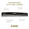 image:imageKent 6T Fine Tooth and Wide Tooth Hair Comb Handmade Styling Comb for Hair Care Barber Combs Beard Combs For Men Styling Grooming for Men Women and KidsGraphite