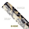 image:imageKent 6T Fine Tooth and Wide Tooth Hair Comb Handmade Styling Comb for Hair Care Barber Combs Beard Combs For Men Styling Grooming for Men Women and KidsWhite Tokyo