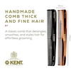 image:imageKent 6T Fine Tooth and Wide Tooth Hair Comb Handmade Styling Comb for Hair Care Barber Combs Beard Combs For Men Styling Grooming for Men Women and KidsMulti