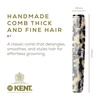 image:imageKent 6T Fine Tooth and Wide Tooth Hair Comb Handmade Styling Comb for Hair Care Barber Combs Beard Combs For Men Styling Grooming for Men Women and KidsWhite Tokyo