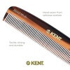 image:imageKent 7T TW Handmade All Fine Tooth Pocket Comb for Men Hair Comb Straightener for Everyday Grooming Styling Hair Mustache and Beard Use Dry or with Balms Saw Cut and Hand Polished Made in EnglandTortoiseshell