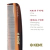 image:imageKent 7T TW Handmade All Fine Tooth Pocket Comb for Men Hair Comb Straightener for Everyday Grooming Styling Hair Mustache and Beard Use Dry or with Balms Saw Cut and Hand Polished Made in EnglandTortoiseshell