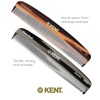 image:imageKent 7T TW Handmade All Fine Tooth Pocket Comb for Men Hair Comb Straightener for Everyday Grooming Styling Hair Mustache and Beard Use Dry or with Balms Saw Cut and Hand Polished Made in EnglandMulti