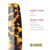 image:imageKent 7T TW Handmade All Fine Tooth Pocket Comb for Men Hair Comb Straightener for Everyday Grooming Styling Hair Mustache and Beard Use Dry or with Balms Saw Cut and Hand Polished Made in EnglandYellow Tokyo