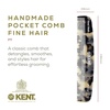 image:imageKent 7T TW Handmade All Fine Tooth Pocket Comb for Men Hair Comb Straightener for Everyday Grooming Styling Hair Mustache and Beard Use Dry or with Balms Saw Cut and Hand Polished Made in EnglandWhite Tokyo