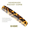 image:imageKent 7T TW Handmade All Fine Tooth Pocket Comb for Men Hair Comb Straightener for Everyday Grooming Styling Hair Mustache and Beard Use Dry or with Balms Saw Cut and Hand Polished Made in EnglandYellow Tokyo