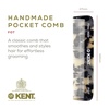 image:imageKent 81T FOT Tortoiseshell Beard Pocket Comb Set for Men  Beard Kit for Travel and Home Mustache Comb for Men Mini Comb Beard Combs for Mens Grooming Sawcut Hand polished Made in EnglandWhite Tokyo