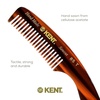 image:imageKent 85T Small Wide Tooth Beard and Mustache Pocket Comb Coarse Toothed Travel Size for Facial Hair Grooming and Beard Care Sawcut of Quality Cellulose Acetate Hand Polished HandMade in EnglandWide Tooth