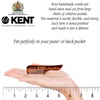 image:imageKent 85T Small Wide Tooth Beard and Mustache Pocket Comb Coarse Toothed Travel Size for Facial Hair Grooming and Beard Care Sawcut of Quality Cellulose Acetate Hand Polished HandMade in EnglandFine Tooth