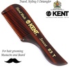 image:imageKent 85T Small Wide Tooth Beard and Mustache Pocket Comb Coarse Toothed Travel Size for Facial Hair Grooming and Beard Care Sawcut of Quality Cellulose Acetate Hand Polished HandMade in EnglandFine Tooth