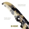 image:imageKent 87T Black Graphite Handmade Folding Pocket Comb for Men Fine Tooth Hair Comb Straightener for Everyday Grooming Styling Hair Beard or Mustache Saw Cut Hand Polished Made in EnglandWhite Tokyo