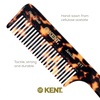 image:imageKent 91T TW Detangler Comb for Women Wide Tooth Hair Comb for Curly and Wavy Hair  for use in Dry or Wet Hair Large Handle Shower Comb for Effective Detangling Handmade Sawcut and PolishedYellow Tokyo