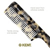 image:imageKent 91T TW Detangler Comb for Women Wide Tooth Hair Comb for Curly and Wavy Hair  for use in Dry or Wet Hair Large Handle Shower Comb for Effective Detangling Handmade Sawcut and PolishedWhite Tokyo