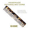image:imageKent 92T Tortoise Wide Tooth Detangler Combs for Men and Women Hair Comb for Curly and Wavy Hair and Wet or Dry Large Wide Tooth Dressing Comb Handmade SawCut Hand polished Made in EnglandYellow Tokyo