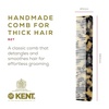 image:imageKent 92T Tortoise Wide Tooth Detangler Combs for Men and Women Hair Comb for Curly and Wavy Hair and Wet or Dry Large Wide Tooth Dressing Comb Handmade SawCut Hand polished Made in EnglandWhite Tokyo