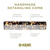 image:imageKent 92T Tortoise Wide Tooth Detangler Combs for Men and Women Hair Comb for Curly and Wavy Hair and Wet or Dry Large Wide Tooth Dressing Comb Handmade SawCut Hand polished Made in EnglandYellow Tokyo