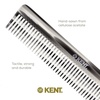 image:imageKent 92T Tortoise Wide Tooth Detangler Combs for Men and Women Hair Comb for Curly and Wavy Hair and Wet or Dry Large Wide Tooth Dressing Comb Handmade SawCut Hand polished Made in EnglandGraphite