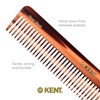 image:imageKent 92T Tortoise Wide Tooth Detangler Combs for Men and Women Hair Comb for Curly and Wavy Hair and Wet or Dry Large Wide Tooth Dressing Comb Handmade SawCut Hand polished Made in EnglandTortoiseshell