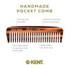 image:imageKent 93T Tortoiseshell Beard Comb for Men  Wide Tooth Mens Comb Ideal For Mustaches and Beards and Facial Hair Small Pocket Sized Travel Detangler Combs SawCut Hand Polished Made in EnglandTortoiseshell