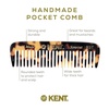 image:imageKent 93T Tortoiseshell Beard Comb for Men  Wide Tooth Mens Comb Ideal For Mustaches and Beards and Facial Hair Small Pocket Sized Travel Detangler Combs SawCut Hand Polished Made in EnglandYellow Tokyo