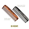 image:imageKent 93T Tortoiseshell Beard Comb for Men  Wide Tooth Mens Comb Ideal For Mustaches and Beards and Facial Hair Small Pocket Sized Travel Detangler Combs SawCut Hand Polished Made in EnglandMulti