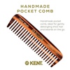 image:imageKent 93T Tortoiseshell Beard Comb for Men  Wide Tooth Mens Comb Ideal For Mustaches and Beards and Facial Hair Small Pocket Sized Travel Detangler Combs SawCut Hand Polished Made in EnglandTortoiseshell