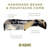 image:imageKent A 81T TW XSmall Mens Beard Mustache Pocket Comb Fine Toothed Pocket for Facial Hair Grooming and Styling HandMade of Quality Cellulose Acetate Sawcut Hand Polished Made in EnglandWhite Tokyo