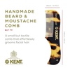 image:imageKent A 81T TW XSmall Mens Beard Mustache Pocket Comb Fine Toothed Pocket for Facial Hair Grooming and Styling HandMade of Quality Cellulose Acetate Sawcut Hand Polished Made in EnglandYellow Tokyo