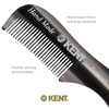 image:imageKent A 81T TW XSmall Mens Beard Mustache Pocket Comb Fine Toothed Pocket for Facial Hair Grooming and Styling HandMade of Quality Cellulose Acetate Sawcut Hand Polished Made in EnglandGraphite