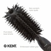 image:imageKent AH15G AirHedz Ceramic Round Brush for Blow Drying Blow Dryer Hair Brush for Long Bobs and Short to MidLength Hair Features Ceramic Barrel for Accurate Results and Faster Drying TimeBoar and Nylon Bristle