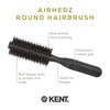 image:imageKent AH15G AirHedz Ceramic Round Brush for Blow Drying Blow Dryer Hair Brush for Long Bobs and Short to MidLength Hair Features Ceramic Barrel for Accurate Results and Faster Drying TimeBoar and Nylon Bristle