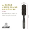image:imageKent AH15G AirHedz Ceramic Round Brush for Blow Drying Blow Dryer Hair Brush for Long Bobs and Short to MidLength Hair Features Ceramic Barrel for Accurate Results and Faster Drying TimeBoar and Nylon Bristle