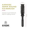 image:imageKent AH15G AirHedz Ceramic Round Brush for Blow Drying Blow Dryer Hair Brush for Long Bobs and Short to MidLength Hair Features Ceramic Barrel for Accurate Results and Faster Drying TimeCeramic Brush