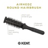 image:imageKent AH15G AirHedz Ceramic Round Brush for Blow Drying Blow Dryer Hair Brush for Long Bobs and Short to MidLength Hair Features Ceramic Barrel for Accurate Results and Faster Drying TimeCeramic Brush