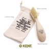 image:imageKent BRD2 Boar Bristle Beard Brush for Men  Specially Cut Natural White Boar Bristle for Flawless Shaping and Grooming Ergonomic PistolLike Grip Wood Handle Dry or Wet Beard Distributes OilsBRD2
