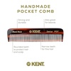 image:imageKent BRD2 Boar Bristle Beard Brush for Men  Specially Cut Natural White Boar Bristle for Flawless Shaping and Grooming Ergonomic PistolLike Grip Wood Handle Dry or Wet Beard Distributes OilsBRD2FOT81T