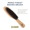 image:imageKent BRD2 Boar Bristle Beard Brush for Men  Specially Cut Natural White Boar Bristle for Flawless Shaping and Grooming Ergonomic PistolLike Grip Wood Handle Dry or Wet Beard Distributes OilsBRD7