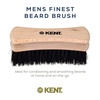 image:imageKent BRD2 Boar Bristle Beard Brush for Men  Specially Cut Natural White Boar Bristle for Flawless Shaping and Grooming Ergonomic PistolLike Grip Wood Handle Dry or Wet Beard Distributes OilsBRD6