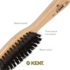 image:imageKent BRD2 Boar Bristle Beard Brush for Men  Specially Cut Natural White Boar Bristle for Flawless Shaping and Grooming Ergonomic PistolLike Grip Wood Handle Dry or Wet Beard Distributes OilsBRD7