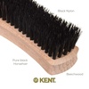 image:imageKent BRD2 Boar Bristle Beard Brush for Men  Specially Cut Natural White Boar Bristle for Flawless Shaping and Grooming Ergonomic PistolLike Grip Wood Handle Dry or Wet Beard Distributes OilsBRD6