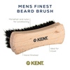 image:imageKent BRD2 Boar Bristle Beard Brush for Men  Specially Cut Natural White Boar Bristle for Flawless Shaping and Grooming Ergonomic PistolLike Grip Wood Handle Dry or Wet Beard Distributes OilsBRD6