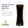 image:imageKent BRD2 Boar Bristle Beard Brush for Men  Specially Cut Natural White Boar Bristle for Flawless Shaping and Grooming Ergonomic PistolLike Grip Wood Handle Dry or Wet Beard Distributes OilsBRD6