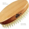 image:imageKent BRD2 Boar Bristle Beard Brush for Men  Specially Cut Natural White Boar Bristle for Flawless Shaping and Grooming Ergonomic PistolLike Grip Wood Handle Dry or Wet Beard Distributes OilsBB