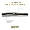 image:imageKent F3T Tortoiseshell Fine Tooth Comb  Hair Parting and Straightening Comb for Mens amp Womens Dandruff Remover Saw Cut and Hand Polished Made in EnglandGraphite