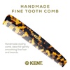 image:imageKent F3T Tortoiseshell Fine Tooth Comb  Hair Parting and Straightening Comb for Mens amp Womens Dandruff Remover Saw Cut and Hand Polished Made in EnglandYellow Tokyo