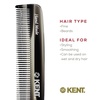 image:imageKent F3T Tortoiseshell Fine Tooth Comb  Hair Parting and Straightening Comb for Mens amp Womens Dandruff Remover Saw Cut and Hand Polished Made in EnglandGraphite