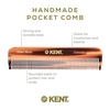 image:imageKent FOT Handmade Pocket Comb for Men Women and Kids All Fine Tooth Hair Comb Straightener for Everyday Grooming and Styling Hair Beard and Mustache Saw Cut and Hand Polished Made in EnglandTortoiseshell