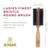 image:imageKent LBR1 Finest Hair Brushes for Women Blow Dry Brush Made of Beechwood Spiral Radial Boar Bristle Hairbrush for Short or Shaped Hair  Royal Salon Style Straightening Pure Wood Brush from KentLBR2