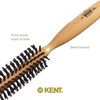 image:imageKent LBR1 Finest Hair Brushes for Women Blow Dry Brush Made of Beechwood Spiral Radial Boar Bristle Hairbrush for Short or Shaped Hair  Royal Salon Style Straightening Pure Wood Brush from KentLBR1